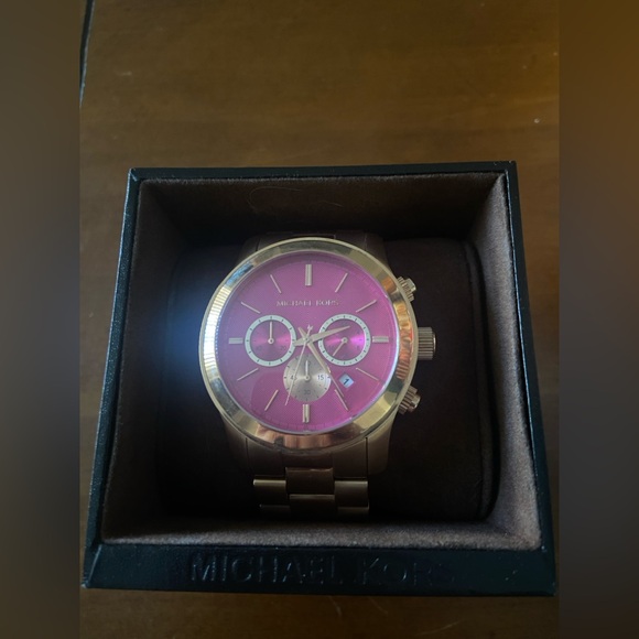 Michael Kors Women\'s Pink and Gold Watch MK-5931 main image 4